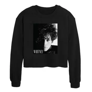 Укороченный свитшот для юниоров Whitney Houston Licensed Character, черный