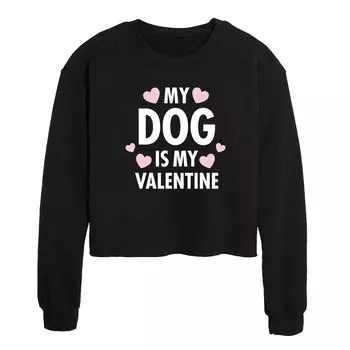 Укороченный свитшот Juniors' Dog Is My Valentine Licensed Character