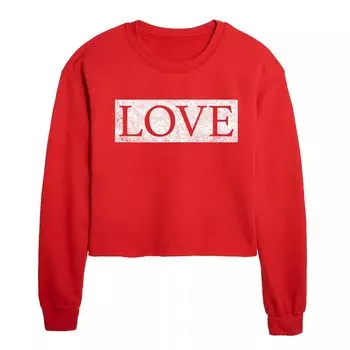 Укороченный свитшот Juniors Love Bar Licensed Character, красный