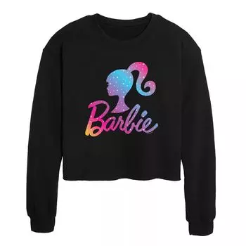 Укороченный свитшот с логотипом Juniors' Barbie Winter Licensed Character