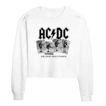 Укороченный свитшот с рисунком AC/DC для юниоров About To Rock Licensed Character