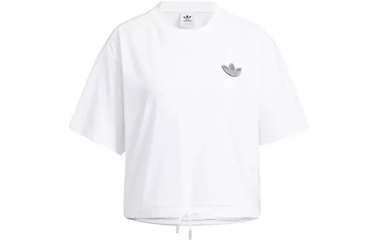 Укороченный топ ADICOLOR женский белый Adidas Originals