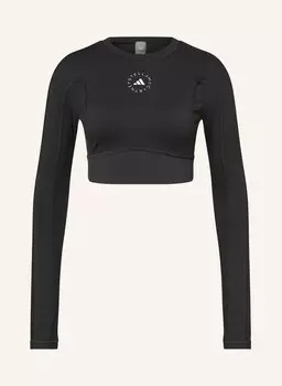 Укороченный топ Adidas By Stella Mccartney, черный