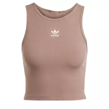 Укороченный топ ADIDAS ORIGINALS Top Essentials, синий