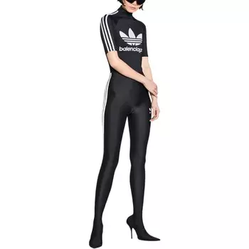 Укороченный топ Adidas X Adidas женский черный Balenciaga