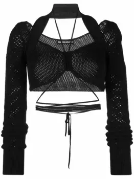 Укороченный топ ANDREDAMO, черный