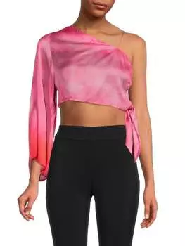 Укороченный топ Area Stars Zoey Dip Dye, розовый