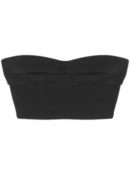 Укороченный топ-бандо VERSACE, черный