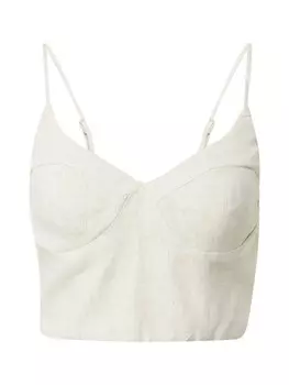 Укороченный топ Bardot Top, экрю
