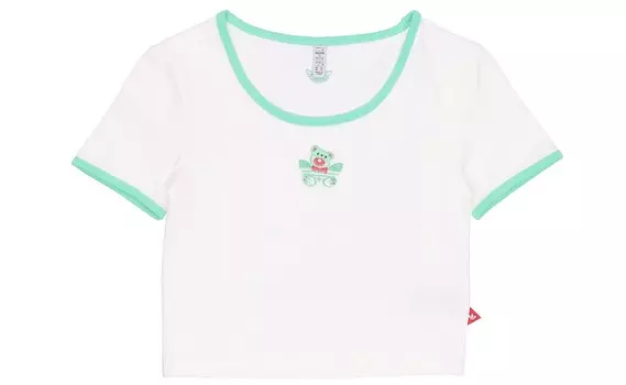Укороченный топ BEAR CROP женский белый Adidas Originals