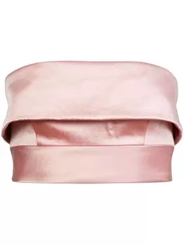 Укороченный топ без бретелей Fleur Du Mal, розовый