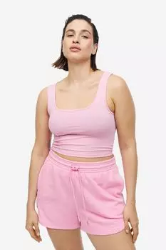 Укороченный топ без рукавов H&M