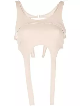 Укороченный топ без рукавов HELIOT EMIL, нейтральный цвет