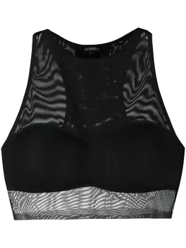Укороченный топ без рукавов La Perla, черный