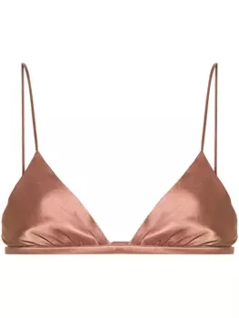 Укороченный топ-бра Alberta Ferretti, розовый