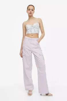 Укороченный топ-бюстье H&M