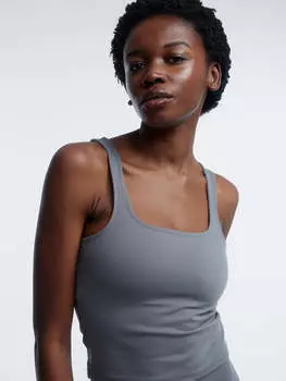 Укороченный топ Caley Bench., цвет lava smoke