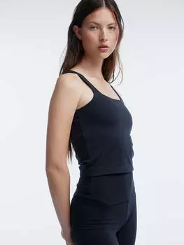 Укороченный топ Caley Bench., угольно-черный