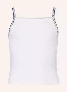Укороченный топ Calvin Klein, белый