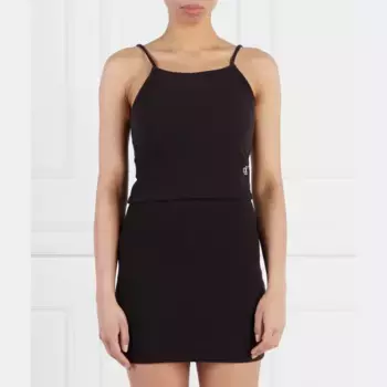 Укороченный топ Calvin Klein, черный