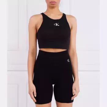 Укороченный топ Calvin Klein, черный