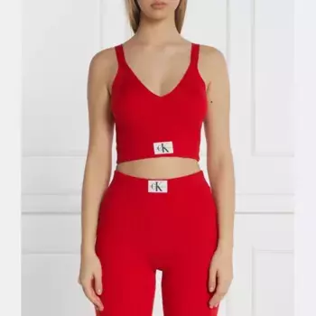 Укороченный топ Calvin Klein, красный