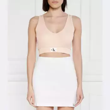 Укороченный топ Calvin Klein, розовый
