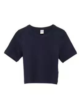 Укороченный топ Car в рубчик FLORE FLORE, синий