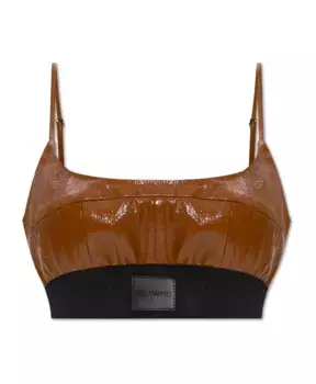 Укороченный топ Catalina The Mannei, коричневый