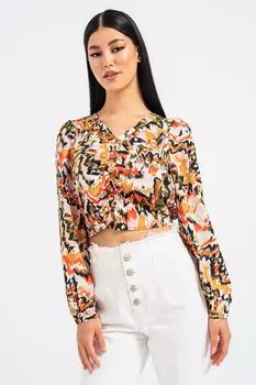 Укороченный топ Cher с заостренным мыском Only, зеленый