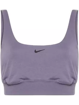 Укороченный топ Chill Terry Nike, фиолетовый