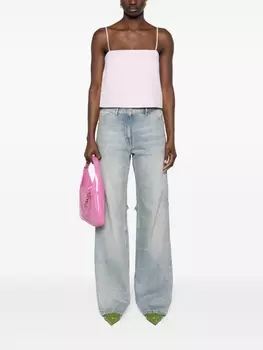 Укороченный топ Claudie Pierlot, фиолетовый