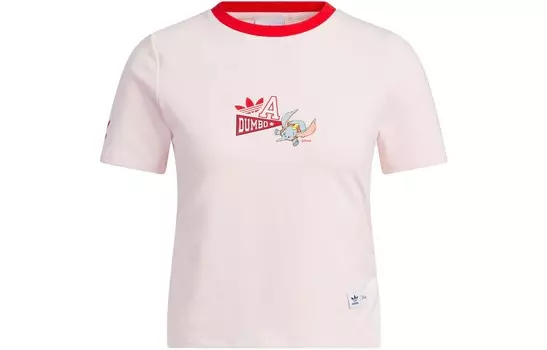 Укороченный топ Disney X Disney женский розовый Adidas Originals
