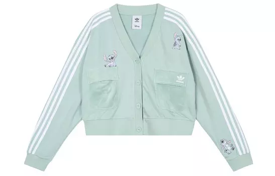 Укороченный топ Disney X Disney женский светло-зеленый Adidas Originals