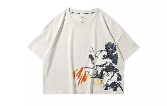 Укороченный топ Disney X женский белый Lining