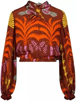 Укороченный топ Джоханна Ортис Дивали Johanna Ortiz, красный