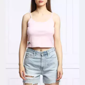 Укороченный топ Essential Superdry, розовый