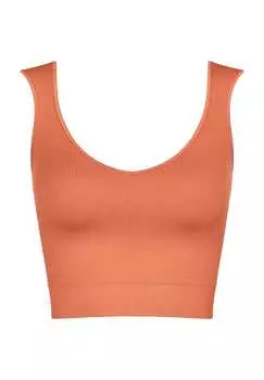 Укороченный топ Ever Infused с широкими бретелями и ребристой структурой Sloggi, цвет apricot brandy