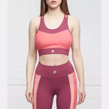 Укороченный топ Fila, фиолетовый
