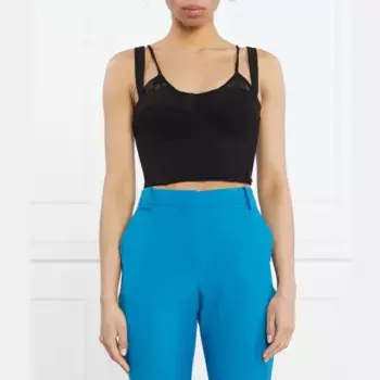 Укороченный топ Galle Paris, черный