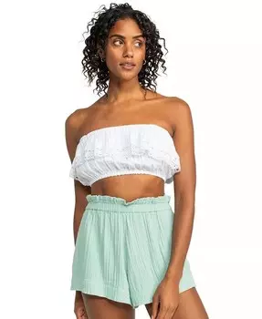 Укороченный топ Golden Tropic для юниоров Roxy, белый