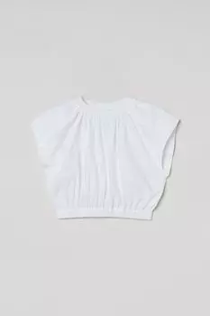 Укороченный топ H&amp;M, белый