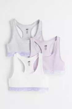 Укороченный топ из 3 хлопков H&amp;M