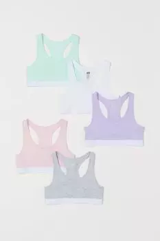 Укороченный топ из 5 хлопков H&amp;M