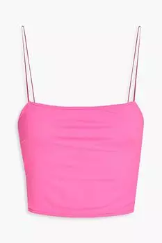 Укороченный топ из эластичного джерси Pomelo JACQUEMUS, розовый