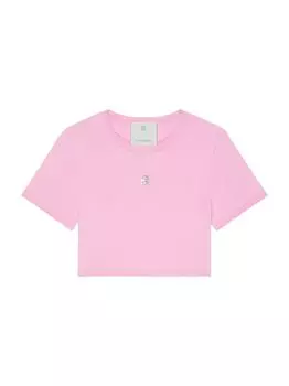 Укороченный топ из трикотажа Givenchy