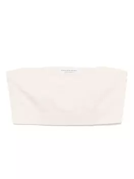 Укороченный топ из вуали Philosophy Di Lorenzo Serafini, нейтральный