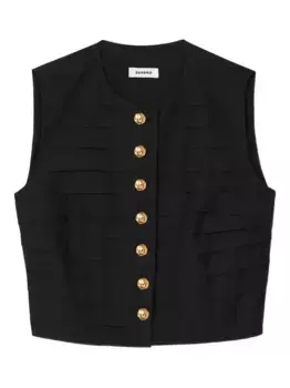 Укороченный топ Эйлат SANDRO, черный