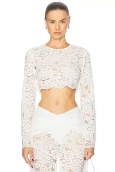 Укороченный топ Элла Shani Shemer, кремовый