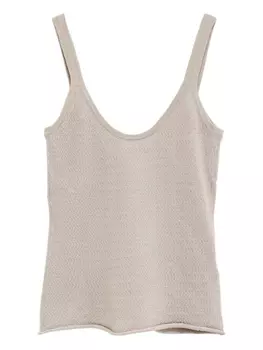 Укороченный топ Lauren Manoogian, нейтральный